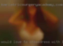Would love to crossdress with lonely others.